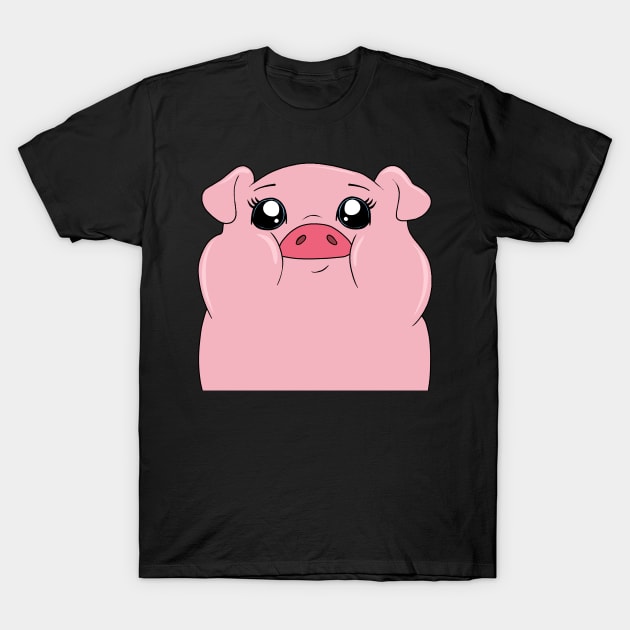 Cute Pig T-Shirt by valentinahramov